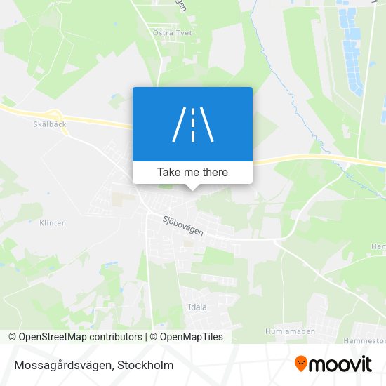 Mossagårdsvägen map