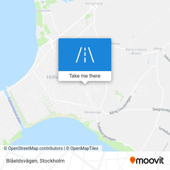 Blåeldsvägen map