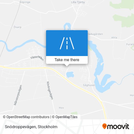 Snödroppevägen map
