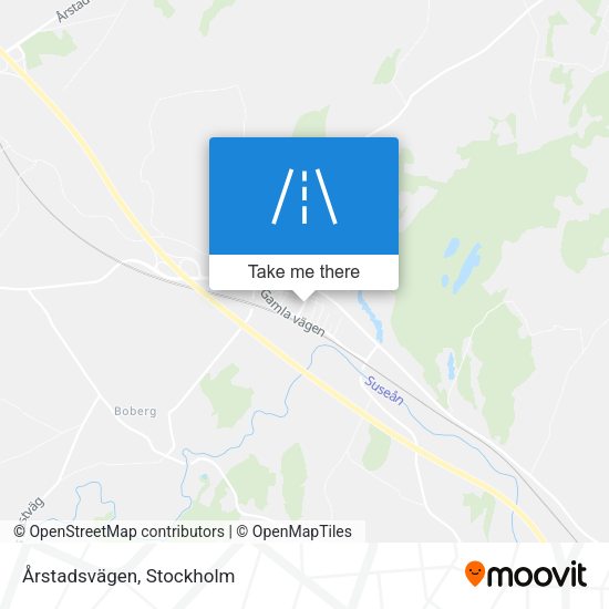 Årstadsvägen map