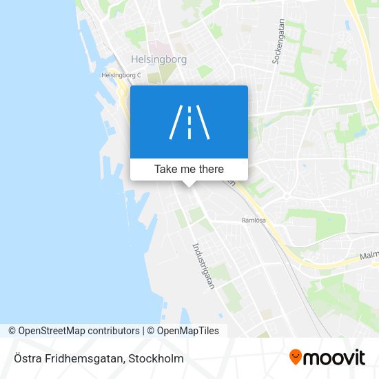 Östra Fridhemsgatan map