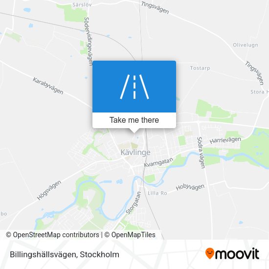 Billingshällsvägen map