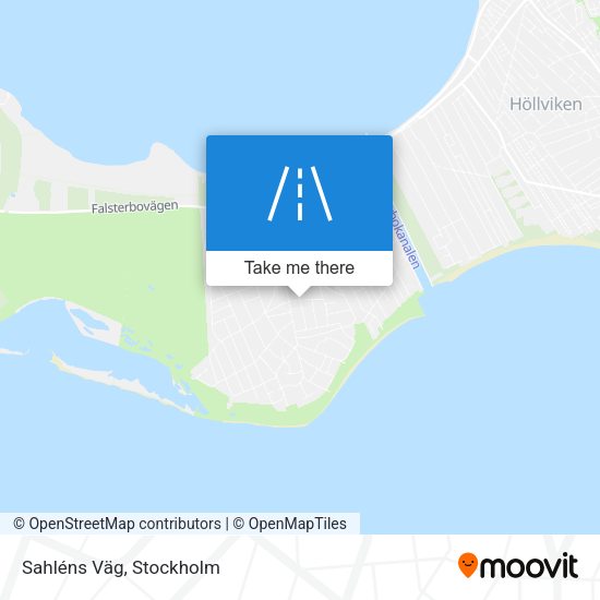 Sahléns Väg map