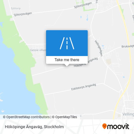 Hököpinge Ängaväg map
