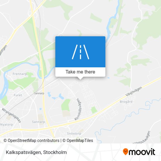 Kalkspatsvägen map