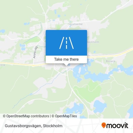 Gustavsborgsvägen map