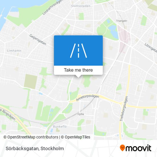 Sörbäcksgatan map