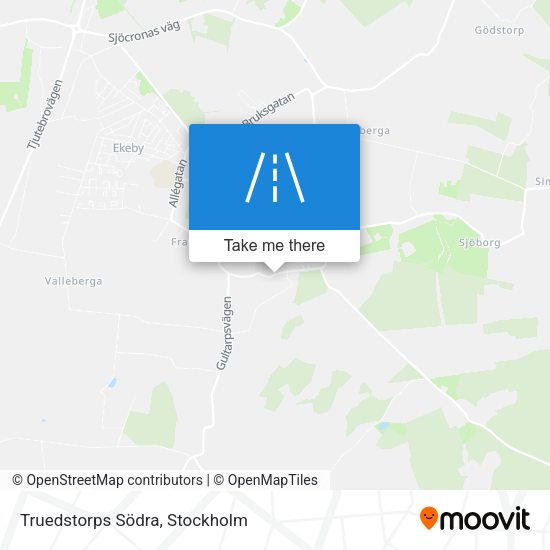 Truedstorps Södra map