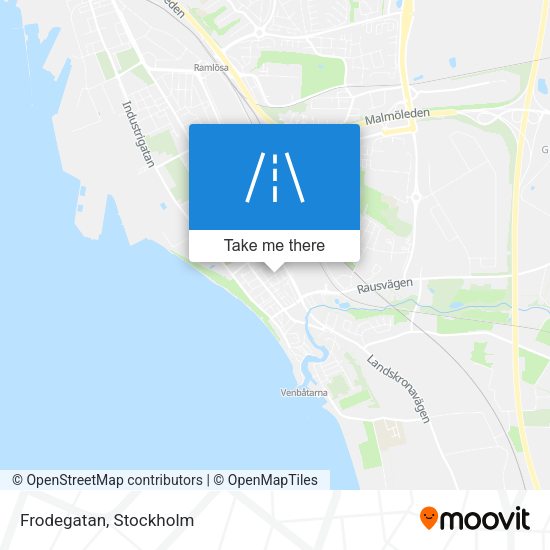 Frodegatan map