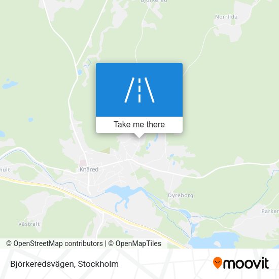 Björkeredsvägen map