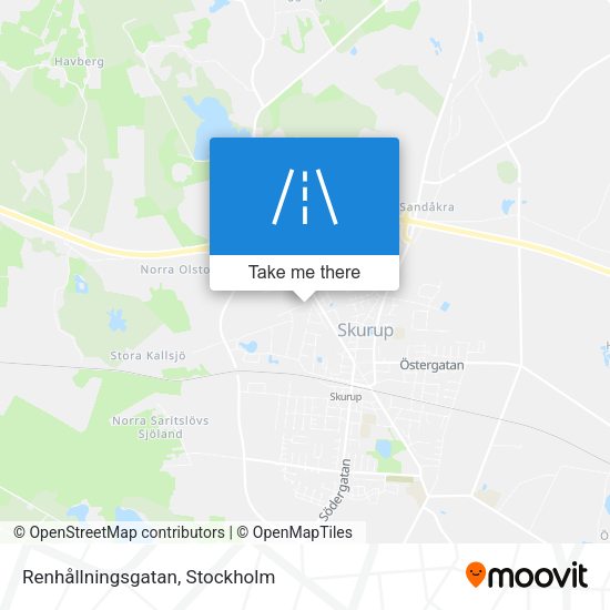 Renhållningsgatan map