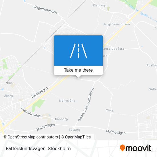Fatterslundsvägen map