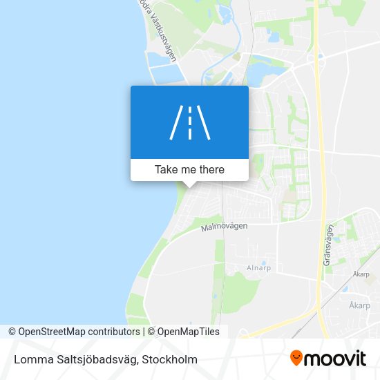 Lomma Saltsjöbadsväg map