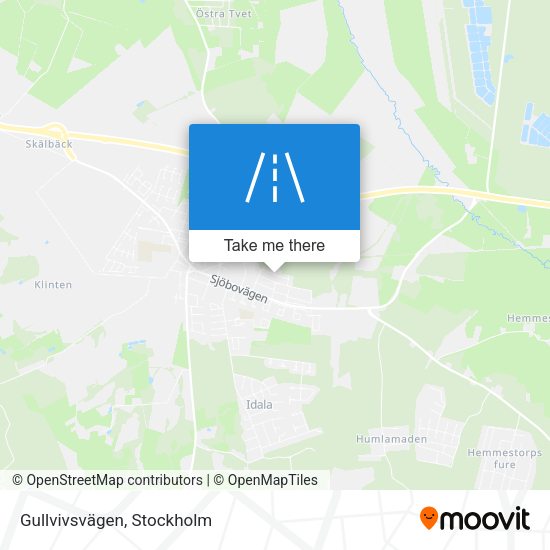 Gullvivsvägen map