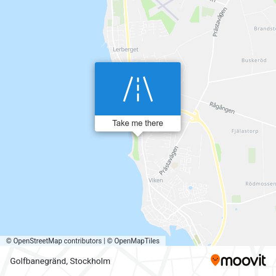 Golfbanegränd map