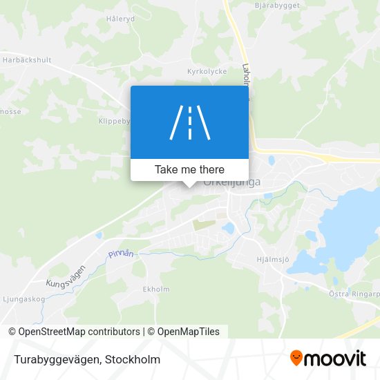 Turabyggevägen map