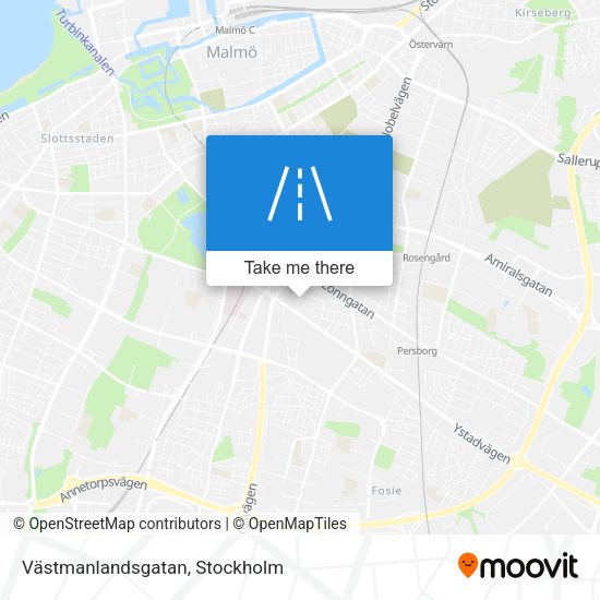 Västmanlandsgatan map