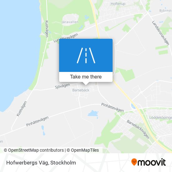 Hofwerbergs Väg map