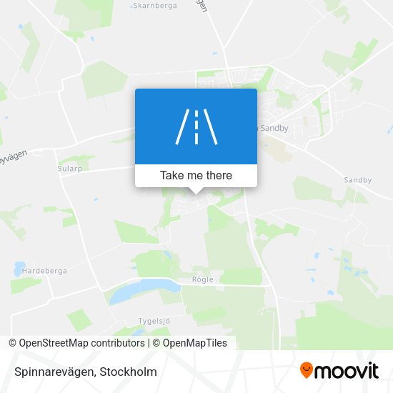 Spinnarevägen map