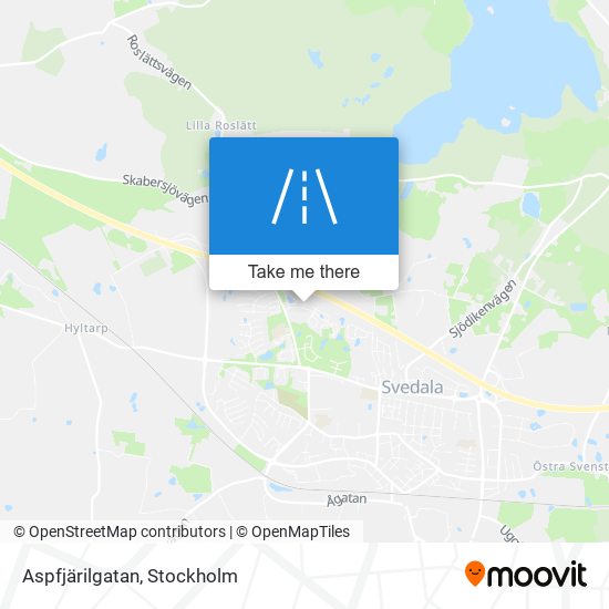 Aspfjärilgatan map