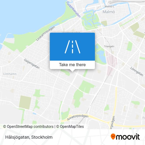 Hålsjögatan map
