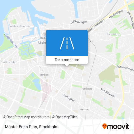 Mäster Eriks Plan map