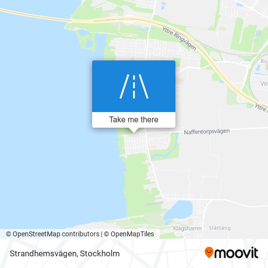 Strandhemsvägen map