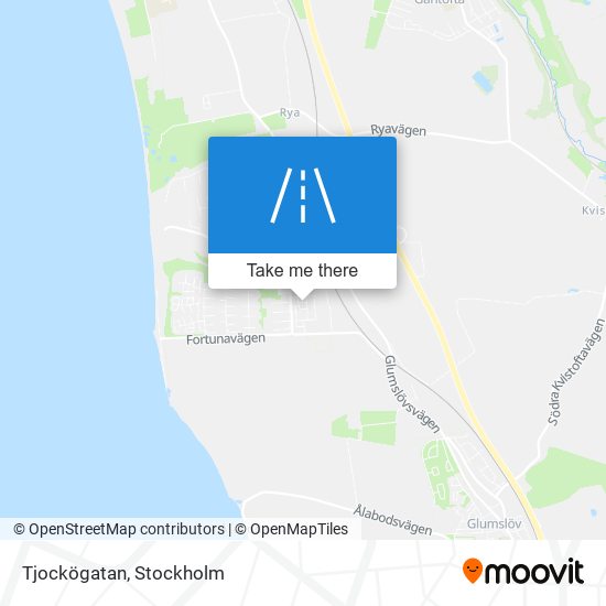 Tjockögatan map