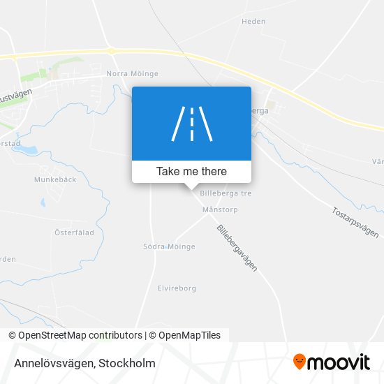 Annelövsvägen map