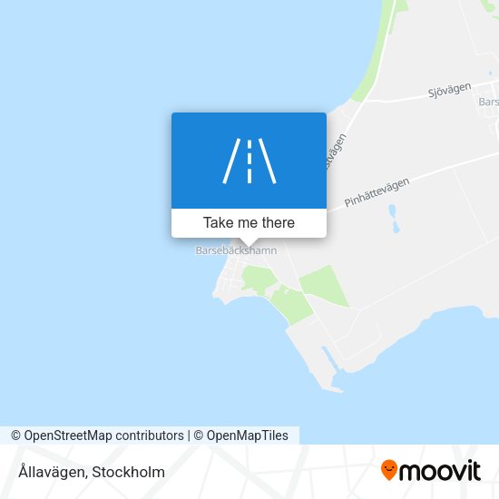 Ållavägen map