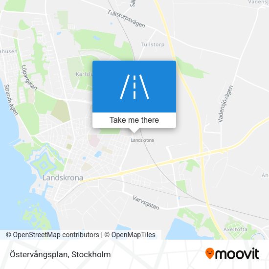 Östervångsplan map