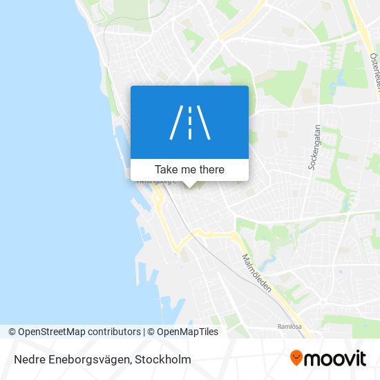 Nedre Eneborgsvägen map