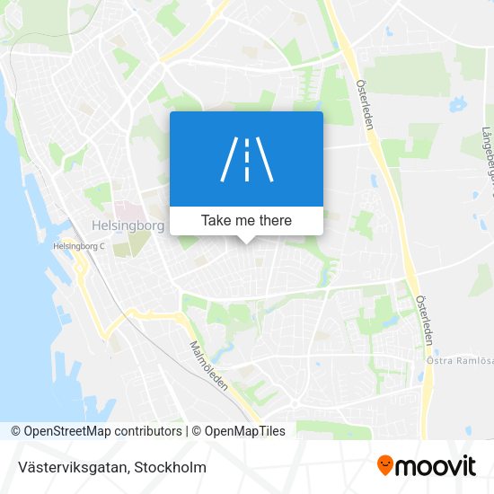 Västerviksgatan map