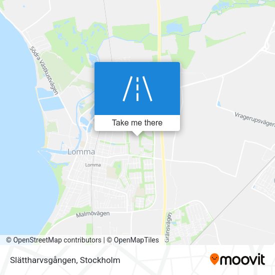 Slättharvsgången map