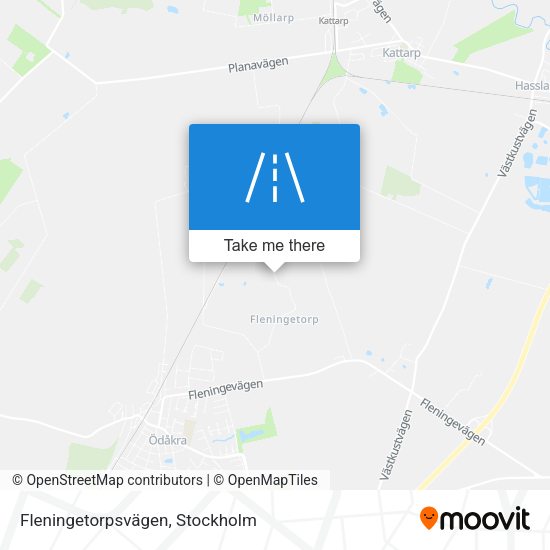 Fleningetorpsvägen map