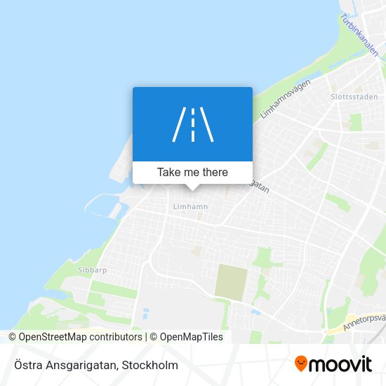 Östra Ansgarigatan map