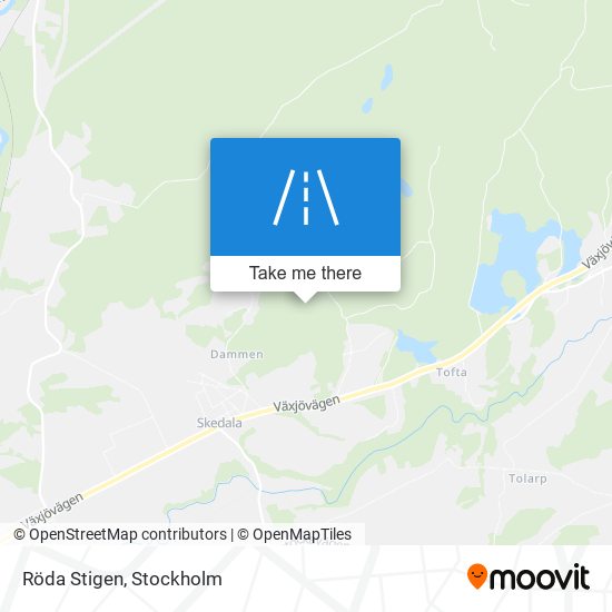 Röda Stigen map