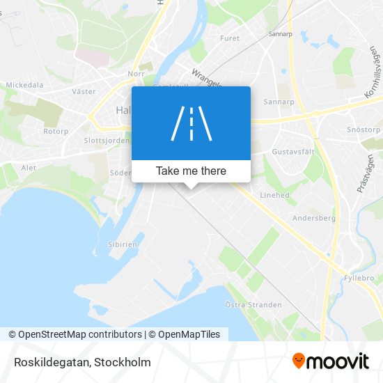 Roskildegatan map