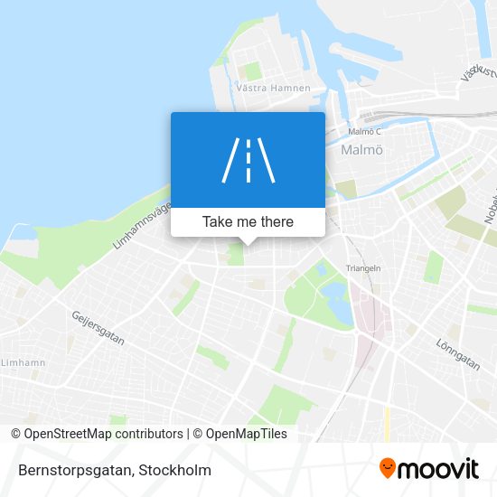 Bernstorpsgatan map