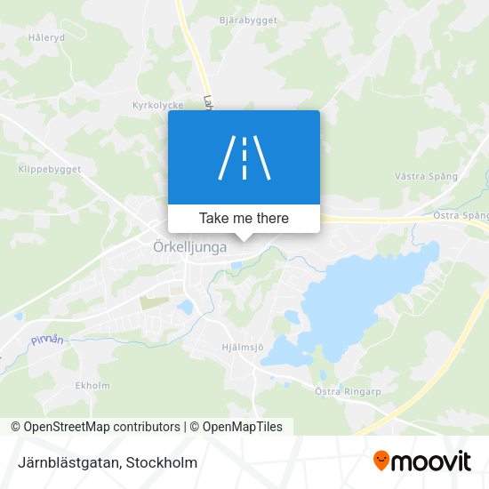 Järnblästgatan map