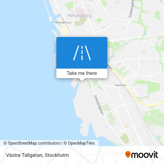 Västra Tallgatan map