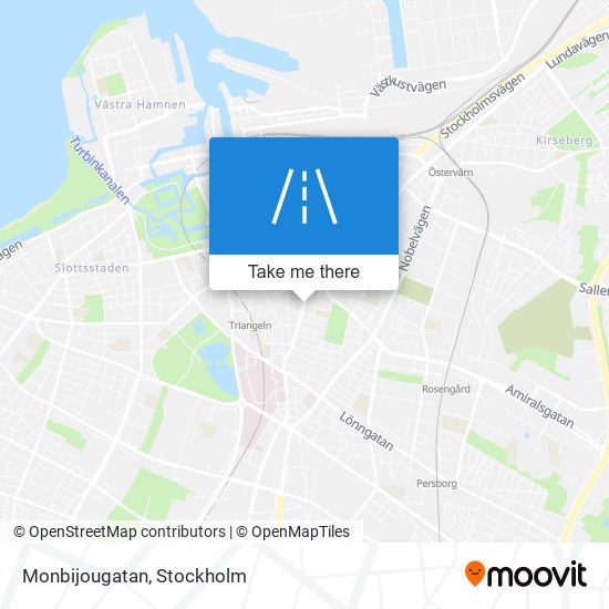 Monbijougatan map