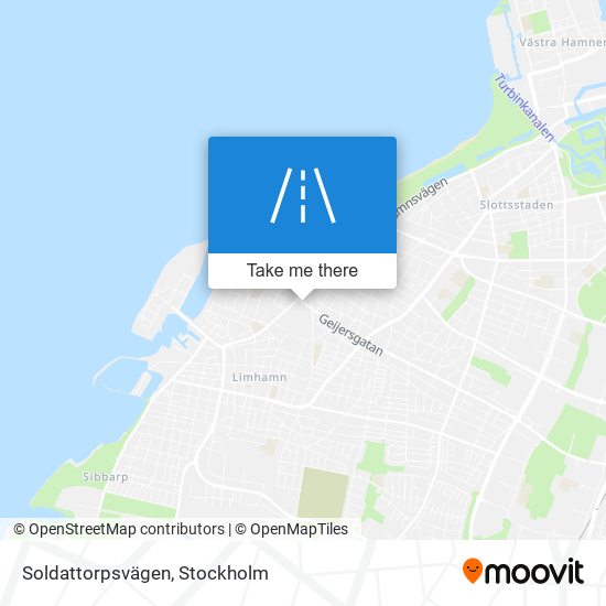 Soldattorpsvägen map