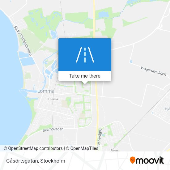 Gåsörtsgatan map
