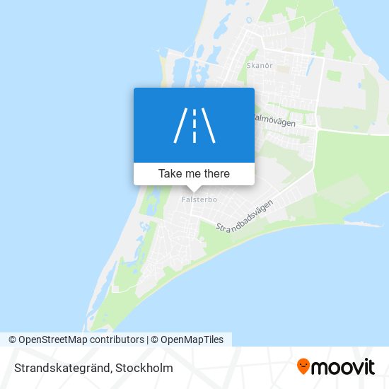 Strandskategränd map