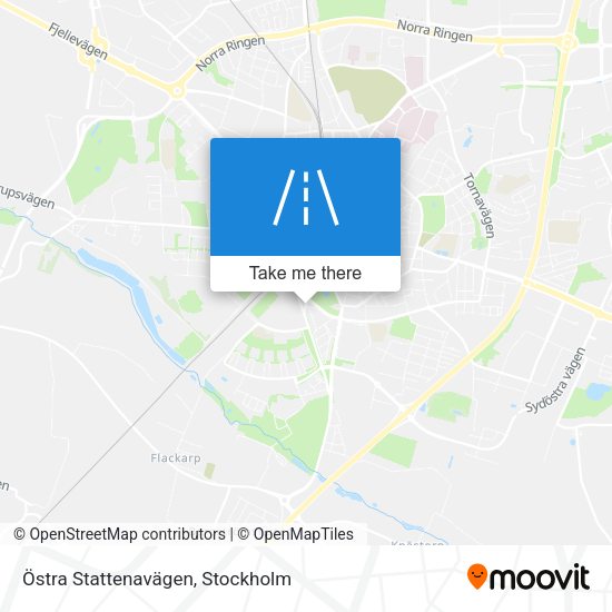 Östra Stattenavägen map