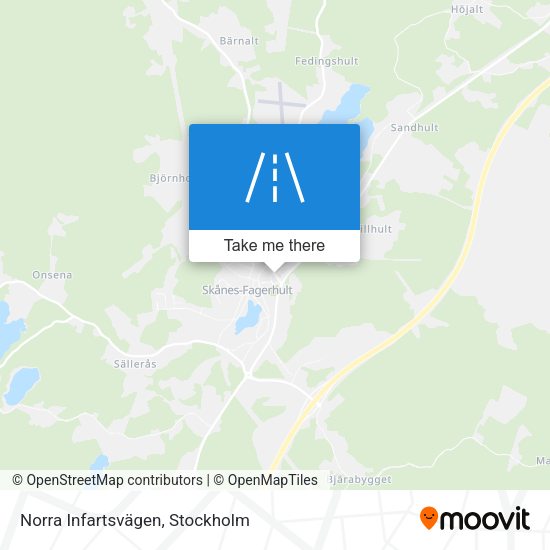 Norra Infartsvägen map