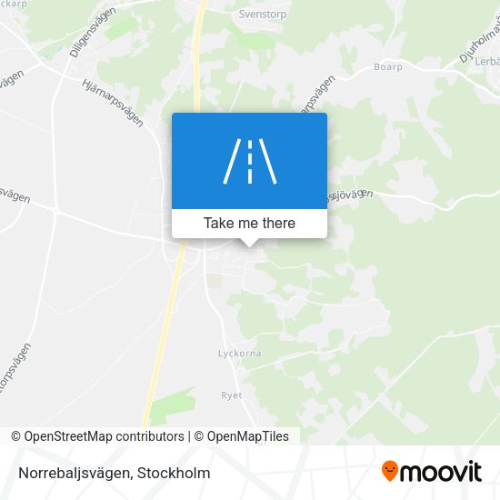 Norrebaljsvägen map