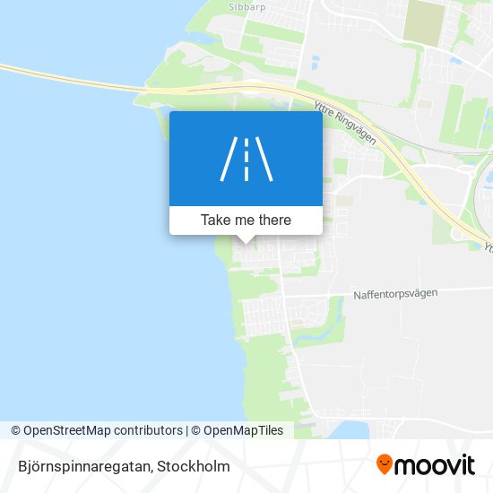 Björnspinnaregatan map