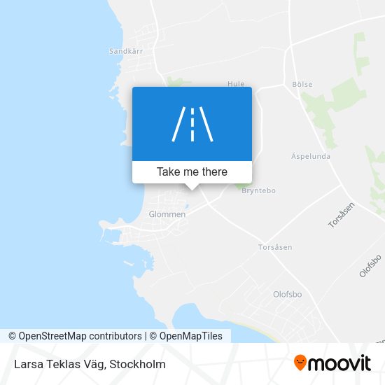 Larsa Teklas Väg map